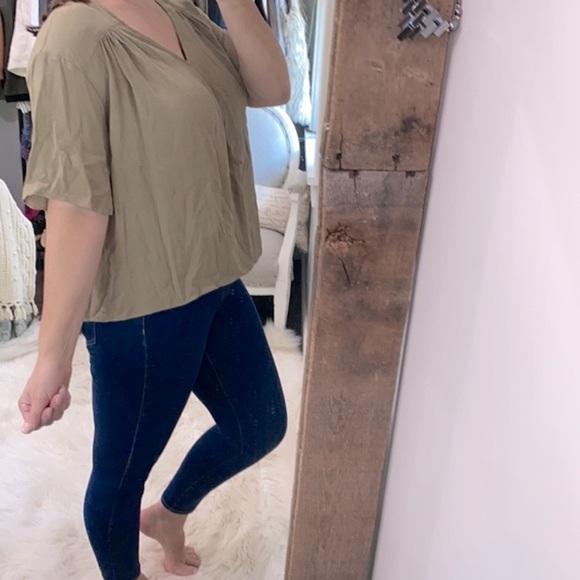 Anna Glover x H&M collaboration green top size 8 - Picture 2 of 4